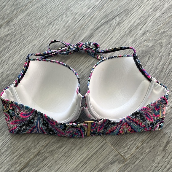 Victoria’s Secret Colorful Paisley Halter Bikini Top - Picture 2 of 5